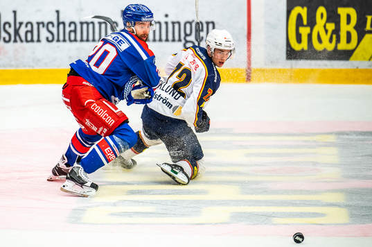 Oskarshamns Hynek Zohorna och Djurgårdens William Eklund