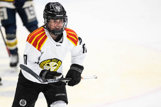 Brynäs Jaycee Gebhard jublar