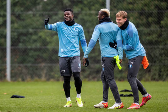 Malik Abubakari, Bonke Innocent och Felix Beijmo