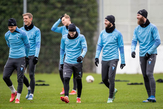 Eric Larsson, Oscar Lewicki, Erdal Rakip och Jo Inge Berget