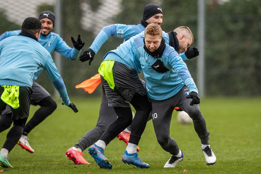 Bläddra bland fler bilder av Fotboll, Allsvenskan, Malmö FF, Träning 