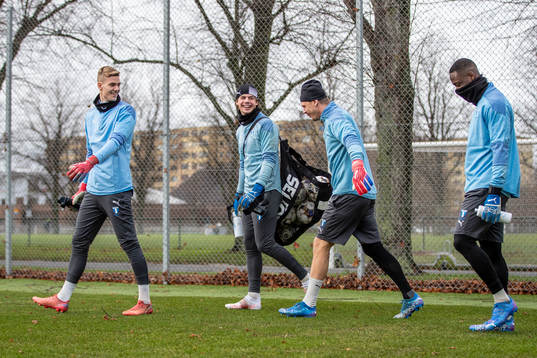 Mathias Nilsson, Melker Ellborg, Johan Dahlin och Ismael