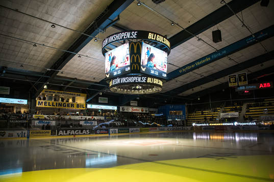 Interiör vy över ABB Arena