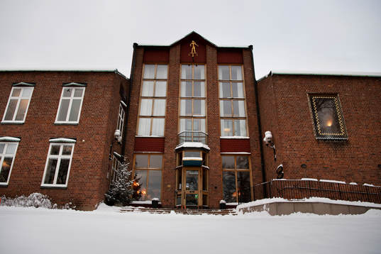 Exteriör på Hovrätten för Nedre Norrland när domen mot