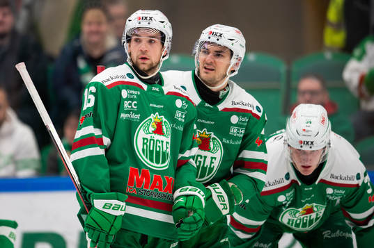 Rögles Lucas Ekeståhl-Jonsson och Brady Ferguson deppar