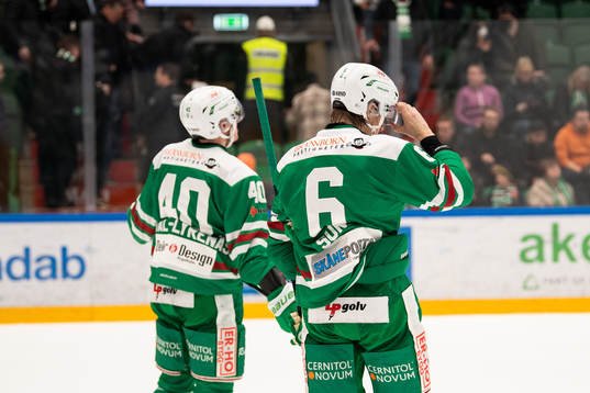 Rögles Oskar Stål Lyrenäs och Tony Sund deppar