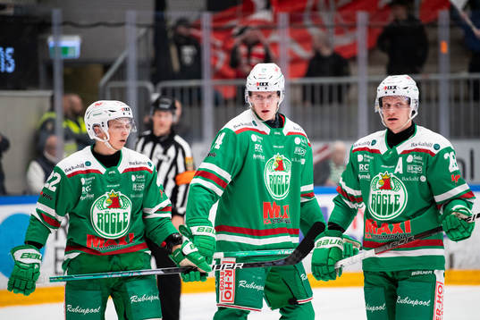 Rögles Samuel Jonsson, Adam Edström och Anton Bengtsson