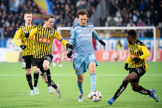 Häckens Erik Friberg och Djurgårdens Hjalmar Ekdal