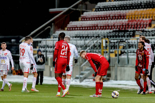 Östersunds Eirik Haugan deppar