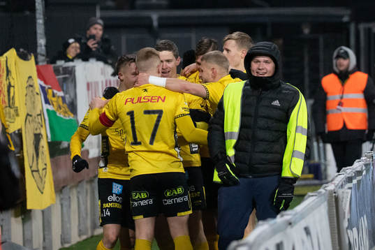 Elfsborgs spelare jublar