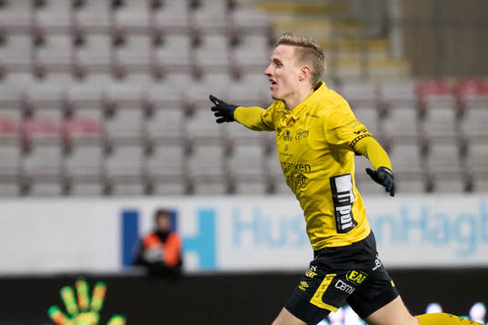 Elfsborgs Jeppe Møldrup Okkels jublar