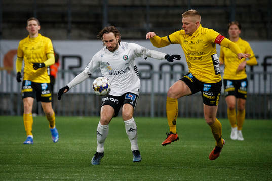 Örebros Kevin Walker och Elfsborgs Per Frick