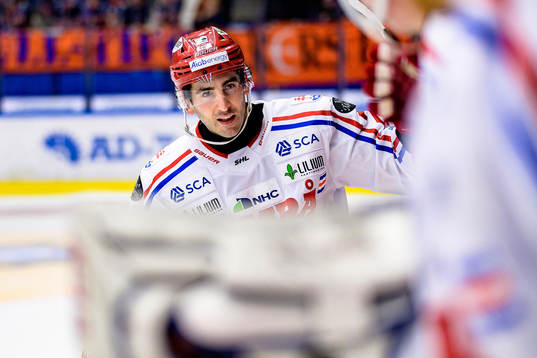 Timrås Joey LaLeggia jublar