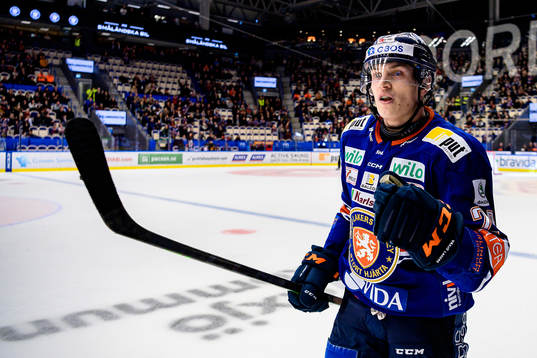 Växjös Pontus Holmberg jublar