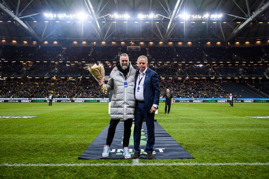 s f.d. VD Björn Wesström tackas av