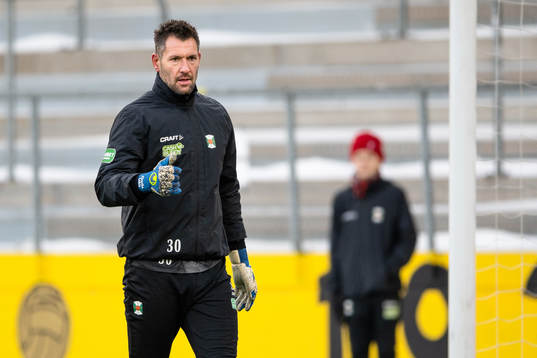 Varbergs målvakt Stojan Lukic