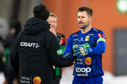 Varbergs målvakt Stojan Lukic