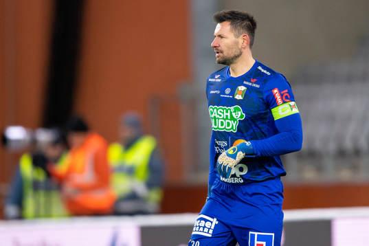Varbergs målvakt Stojan Lukic