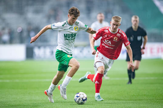 Hammarbys Williot Swedberg och Kalmars Carl Gustafsson