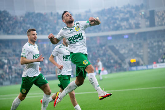 Hammarbys Aljosa Matko jublar