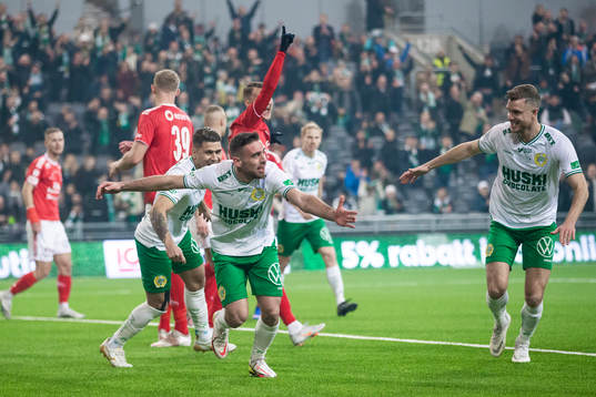 Hammarbys Aljosa Matko jublar