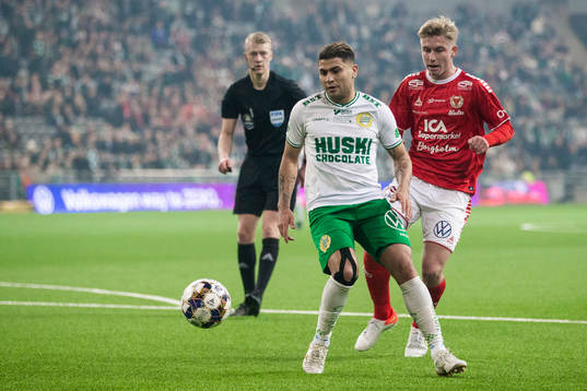 Hammarbys Paulinho och Kalmars Olle Lindh