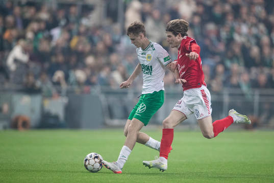 Hammarbys Williot Swedberg och Kalmars Oliver Berg