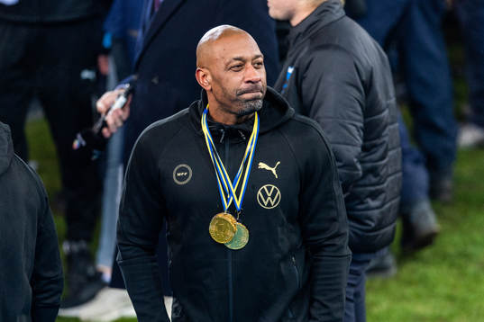 Malmö FFs assisterande tränare Jeffrey Aubynn  med