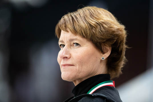 Frölundas mentala coach Susanne Pettersson innan
