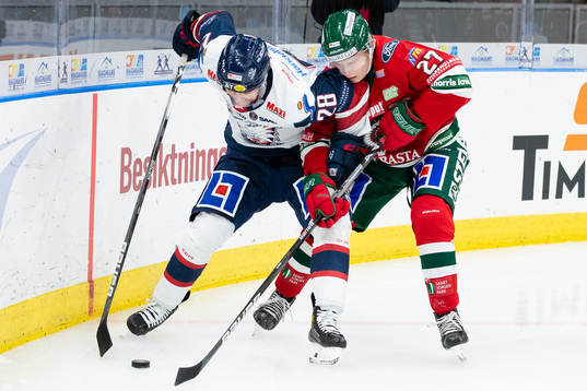 Linköpings John Nyberg och Frölundas Teodor Niederbach