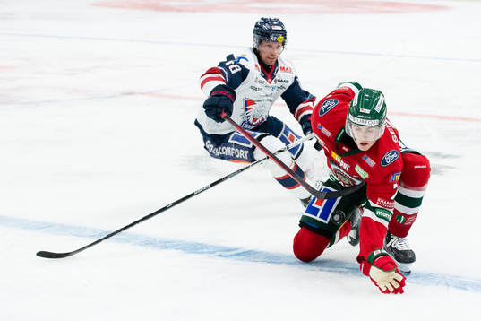 Linköpings Alexander Johansson och Frölundas Simon