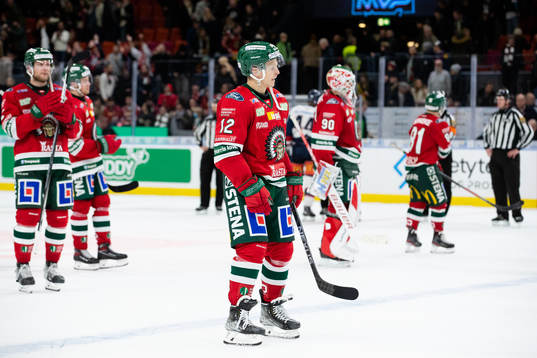 Frölundas Max Friberg deppar