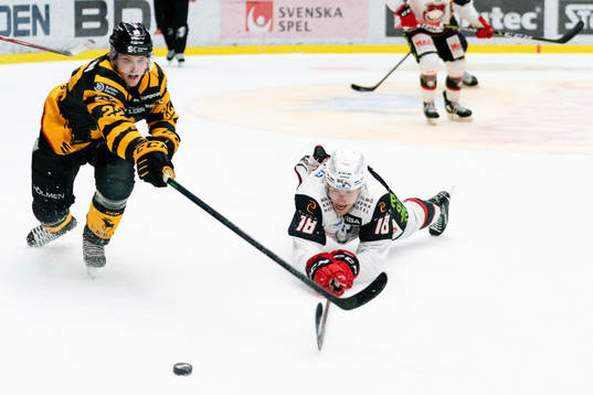 Skellefteås Jonathan Johnsson och Malmö Redhawks Marcus
