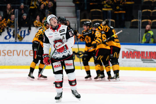 Malmö Redhawks Emil Sylvegård deppar