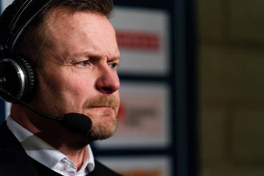 Malmö Redhawks tränare Joakim Fagervall deppar