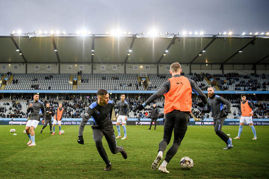 Malmö FFs Veljko Birmancevic och Sören Rieks