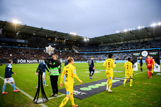 Malmö FFs och Halmstads spelare