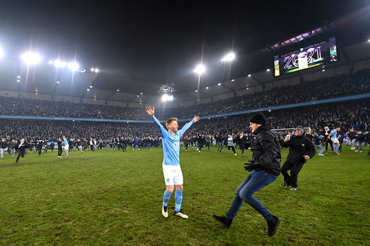 Malmö FFs Anders Christiansen jublar