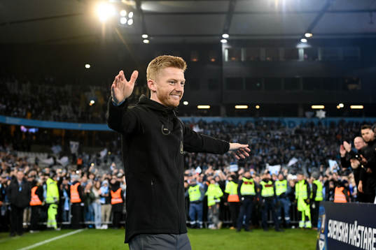 Malmö FFs Anders Christiansen jublar