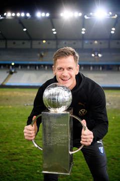 Malmö FFs målvakt Johan Dahlin