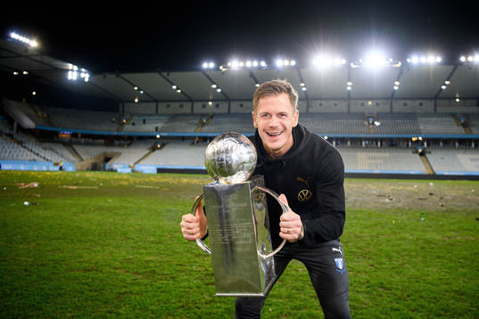Malmö FFs målvakt Johan Dahlin
