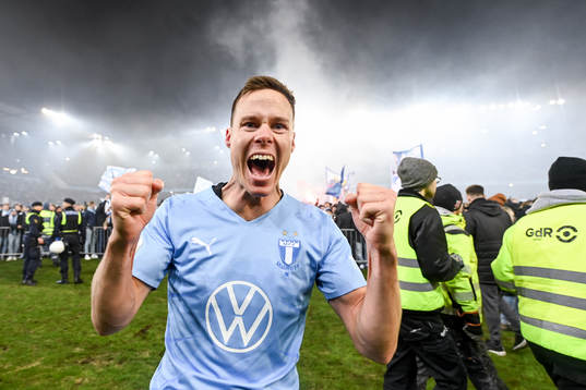Malmö FFs Niklas Moisander jublar