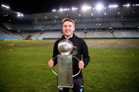 Malmö FFs analytiker Paul Mitchell