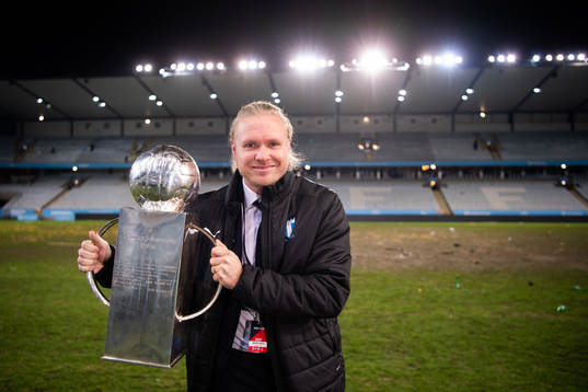Malmö FFs tf presschef Hjalmar Steenberg