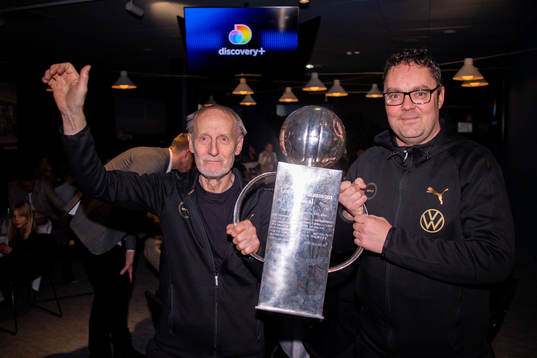 Malmö FFs materialförvaltare Krister Hedin och Daniel