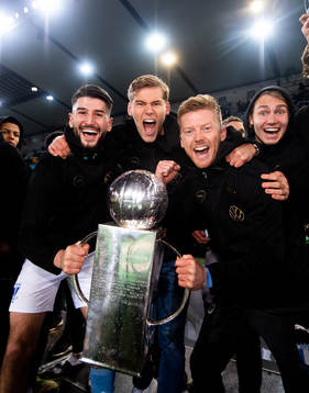 Malmö FFs Antonio Colak, Felix Beijmo och Anders