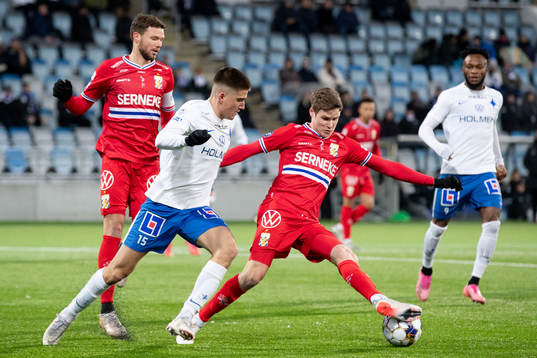 IFK Norrköpings Carl Björk och IFK Göteborgs Gustaf
