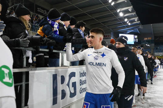 IFK Norrköpings IFK Norrköpings Carl Björk tackar