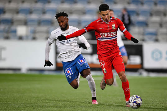 IFK Norrköpings Samuel Adegbenro och IFK Göteborgs