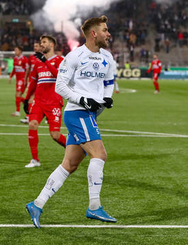 IFK Norrköpings Christoffer Nyman jublar